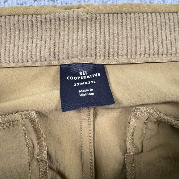 REI COOP Pants Mens 32x31 Beige Hiking Camping Outdoors Casual Stretch - Picture 3 of 11